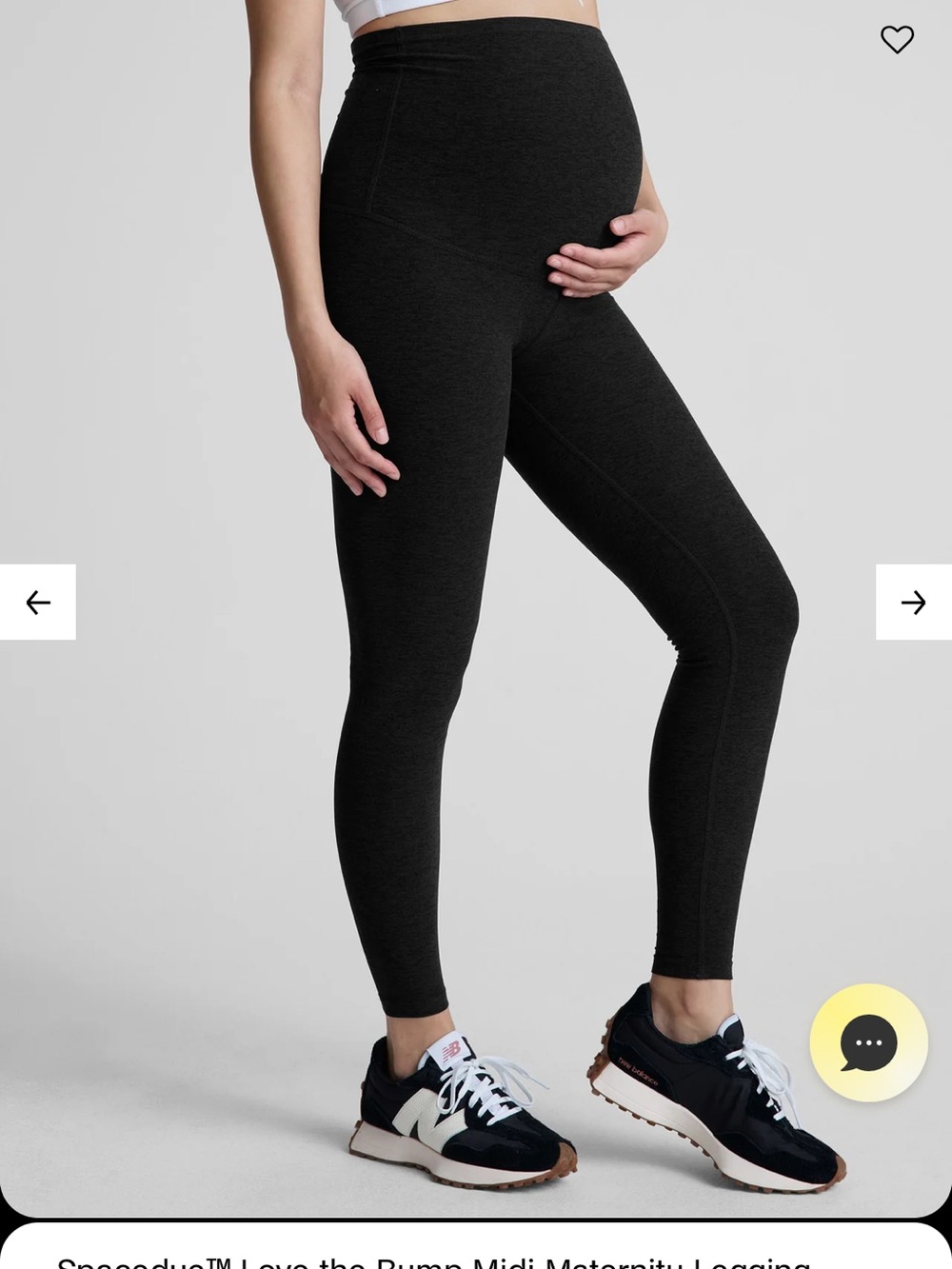 Beyond Yoga Black Maternity Leggings